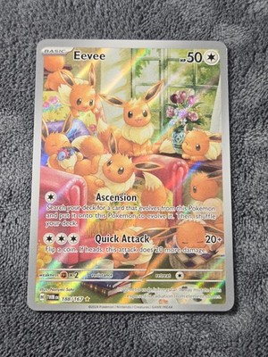 Eevee 188/167 IR Twilight Masquerade Holo Pokemon Card NM | eBay Eevee 188/167 IR Twilight Masquerade Holo Pokemon Card NM | eBay