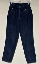 Vtg Rocky Mountain Western Jeans Women's 36x30.5 Blue Denim Bare Back Rodeo