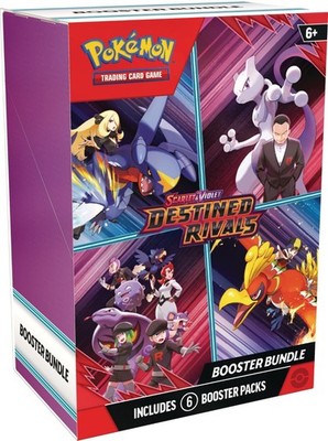 Pokemon TCG Scarlet & Violet Destined Rivals Booster Bundle 6 Packs Englisch NEU