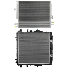 Aluminum Radiator & AC Condenser Cooling Kit For 2015-2016 Chevrolet Colorado