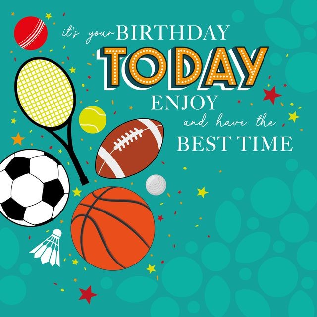 Birthday Card Open Male - Foil Finish - Cherry Orchard 6.2"" x 6.2""