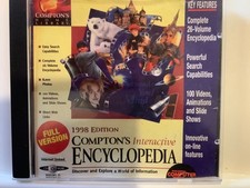 1998 Compton's Home Library Interactive Encyclopedia CD-ROM TLC Software