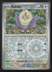 Rufflet 077/086 Scarlet & Violet: Black Bolt Reverse Holo