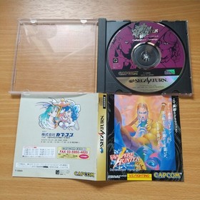 Sega Saturn Lot of 4 Game Marvel Super Heroes Vampire Hunter Virtua Fighter 2 SS