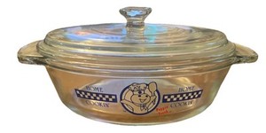 Vintage Pillsbury DOUGHBOY Anchor Hocking Casserole 1.5 Quart Glass Dish