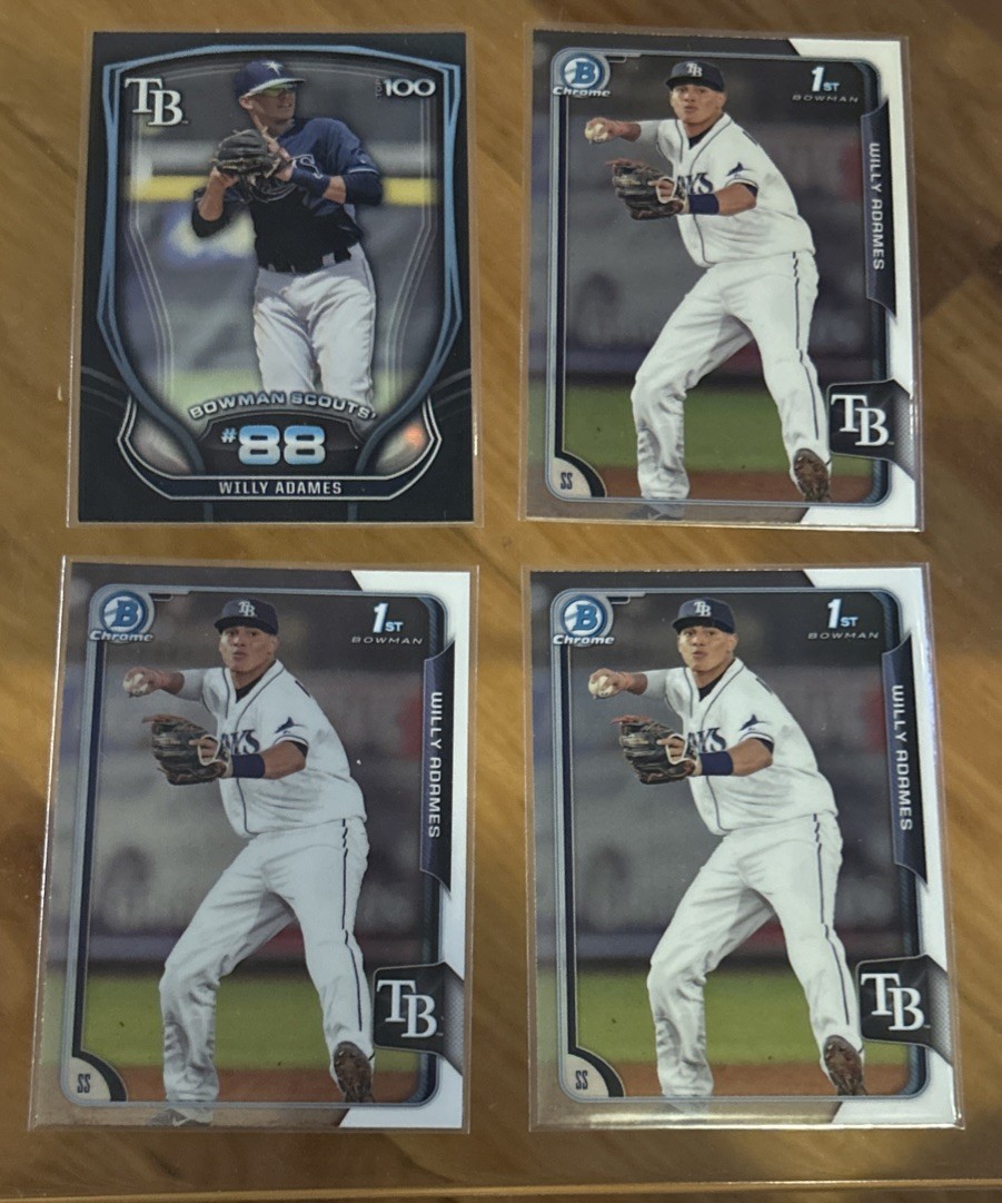 много карт 2015 Bowman Chrome Willy