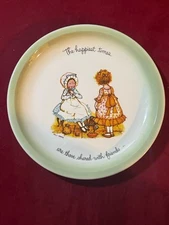 Holly Hobbie Commerative Edition 1972 Set of 3 Plates