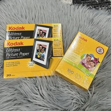 Kodak Ultima  Photo Picture Paper Bundle for Inkjet Printers 140 Sheets- 4x6  