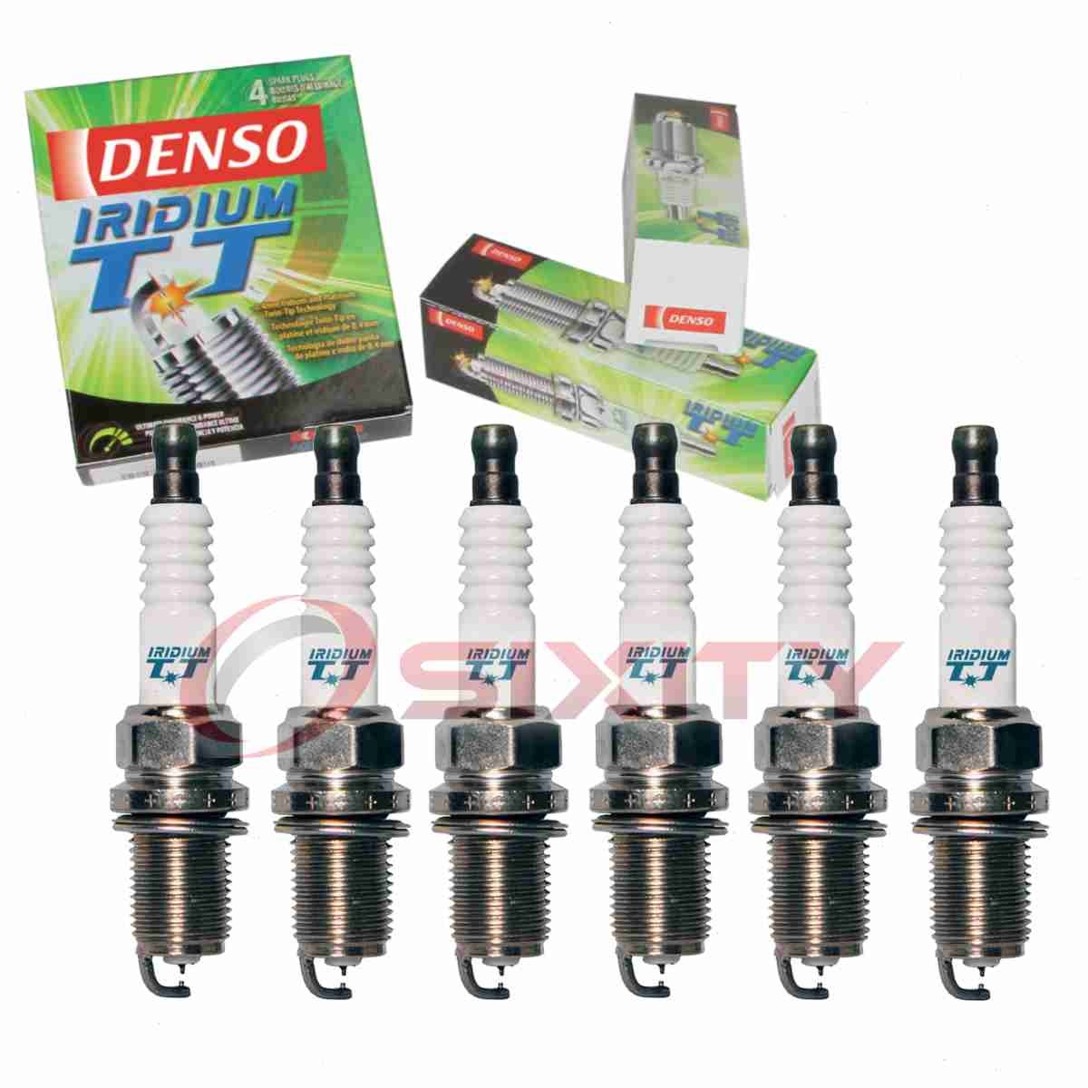 6 pc Denso Iridium TT Spark Plugs for 2010-2011 Dodge Nitro 4.0L V6 Ignition mj