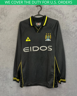Manchester City Goalkeeper Jersey 1999 2000 Shirt Size 34-36 Le