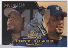 1999 Flair Showcase #32 Tony Clark Row 1 #/1500 Detroit Tigers Free Shipping!