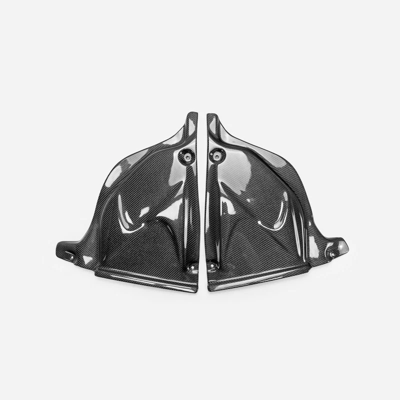 For Nissan Fairlady 09-17 370Z Z34 Battery & Fluid Cover Carbon Fiber kits 2Pcs - Image 2 of 4