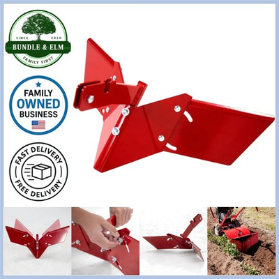 #ad Garden Hiller Furrower Kit Steel Adjustable Attachments for Rear Tine Tiller $152.49