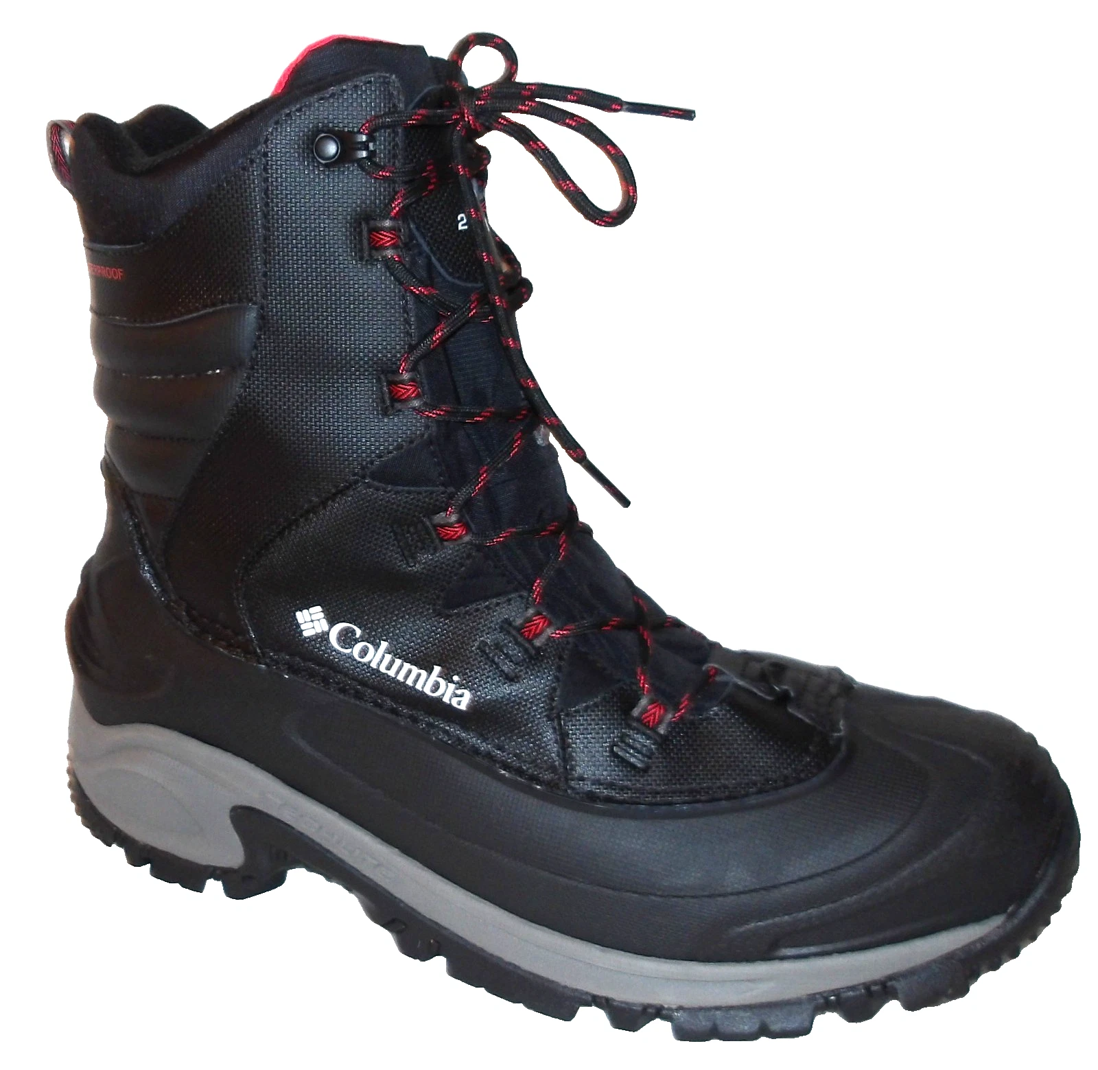 COLUMBIA MEN'S BUGABOOT BLACK WP WINTER BOOTS 13 M