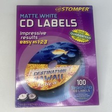 CD Stomper 100 Standard Full Face CD Labels I...