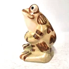 Vintage McCoy Pottery Sitting Frog Figurine Garden Decor Mid Century