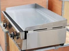 28.94x16.14 in LPG Gas Countertop Flat Top Griddle Stainless Steel Griddle Grill