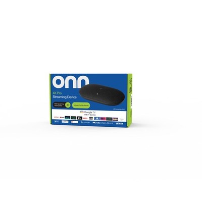 Onn 4K Pro Streaming Device-Google TV w/Gemini (NEW 2026 Model)-Ultra Fast 32GB