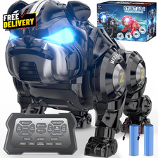 Remote Control Robot Dog Toy Rechargeable Programmable with Singing Dancing  