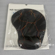 Ergonomic Mouse Pad With Wrist Support Lava Themed