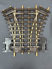 G Switch Right with Vintage Model Railroad Train Tracks for