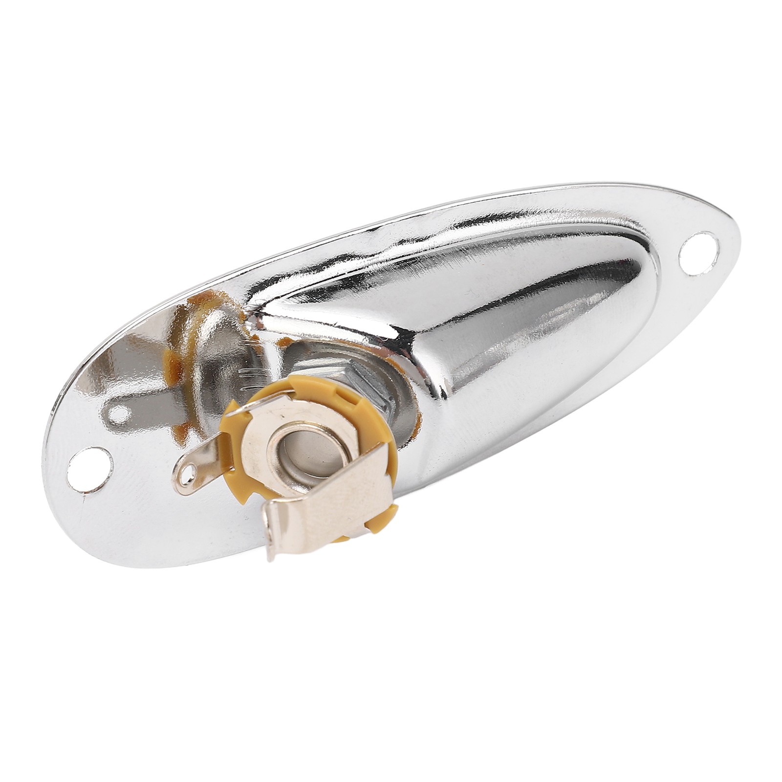 Guitar Input Jack Boat Style 6.35mm Metal Electric Guitar Input Output Socke.