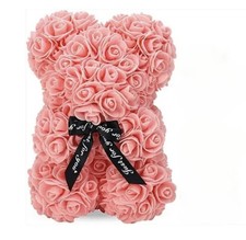 Artificial Eternal Rose Teddy Bear Gift for Mom Mother  s Day Birthday