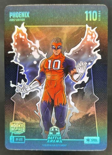 2025 Bo Jackson Battle Arena First Edition Phoenix Rookie Inspired Steel #BF-270