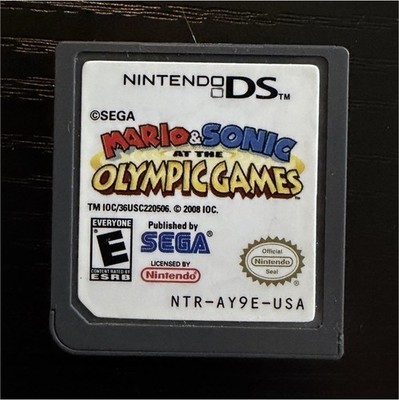 SEGA Mario & Sonic at the Olympic Games Nintendo DS Sports Game NTSC-U/C 2008