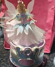 VTG  2003 Hallmark Mattel Barbie of Swan Lake Figurine Music Box In Working Cond