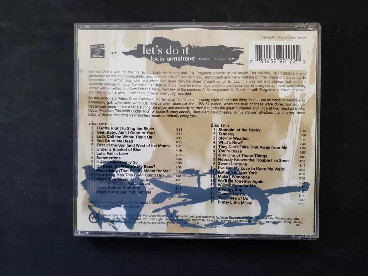 Louis Armstrong : Let's Do It: best of the verve years CD (1995)