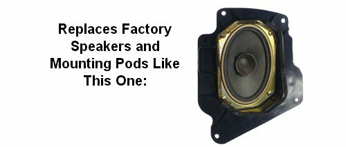 Exact Fit Speaker Adapters Front for 89-94 Nissan Vehicals SAK004_55 - Picture 3 of 6