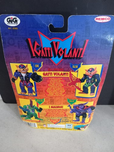 Dr. Viper Swat Kats Remco Hanna-Barbera GIG 1994 Figure Italian Card - Picture 7 of 7