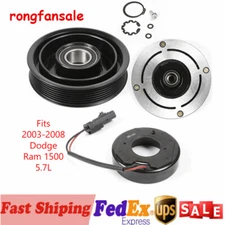For 2003-2008 Dodge Ram 1500 2500 5.7L AC A/C Compressor Clutch Assembly Kit