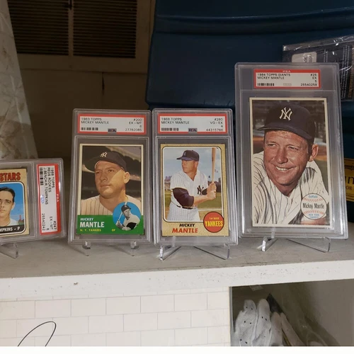 10/20/50 Pcs Clear Acrylic Trading Card Stands Coins Sports Cards Display Holder - Picture 8 of 12