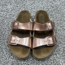 Birkenstock Arizona Birko-Flor Sandals Kids 31 C 13 Electric Rose Copper Narrow