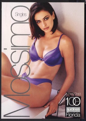 1998 Promo-Postkarte für MOSSIMO Unterwäsche - in Burdines, Florida. Kostenloses UK P&P