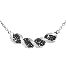 DNA Necklace stainless steel 17.5" by Controse