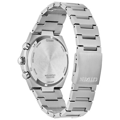 Citizen Men 's Sport Luxury Chronograph Eco-Drive Silver Watch 43