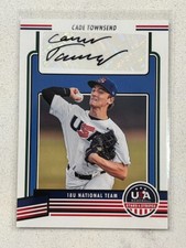 CADE TOWNSEND 2023 Panini USA Baseball Stars & Stripes AUTO Autograph