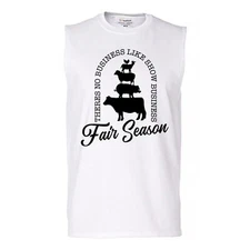 Fair Season Muscle Shirt Country Farm Life Farmer Pride Agricultural 4-H Men's