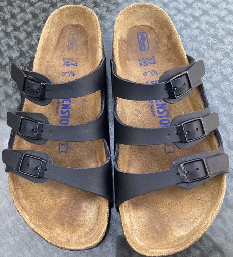 Birkenstock Florida Soft Footbed Oiled Leather Sandals Habana Womens 37 |  eBay