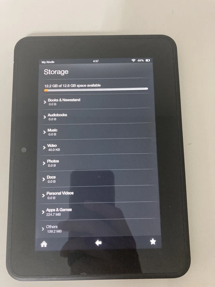 Amazon Kindle Fire X43Z60 eReader Tablet, x43z60 Wi-Fi 7" RESET - Black - 16 GB - Image 2 of 4