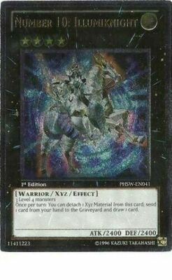 ULTIMATE RARE Number 10: Illumiknight 1st Edition PHSW-EN041 Yugioh - LP