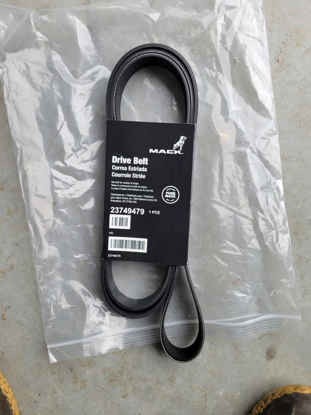 Mack 23749479 Accessory Drive Belt | eBay