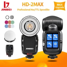 JINBEI HD-2MAX HSS/TTL Speedlite Camera Flash Light for Canon Nikon Sony Olympus
