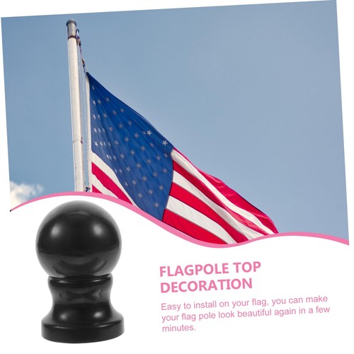 Finial for Flag Pole Replacement Flagpole Topper Flagpoles Topper Decor Abs F... - Picture 7 of 9