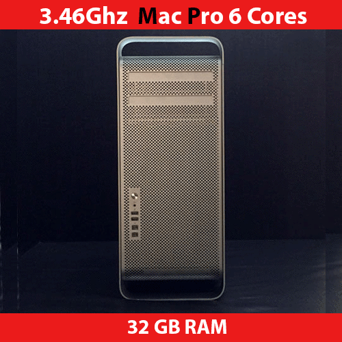 Mac Pro 3.46 Ghz 6-Cores 32GB RAM 1TB HDD ATI 5770 1GB - Zdjęcie 1 z 2