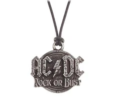 AC/DC - Rock or Bust Metal Pendant Necklace