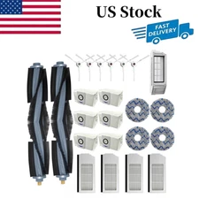 US Brush Mop Filter Dust Box For Ecovacs Deebot X1 OMNI T10 TURBO Vacuum Cleaner